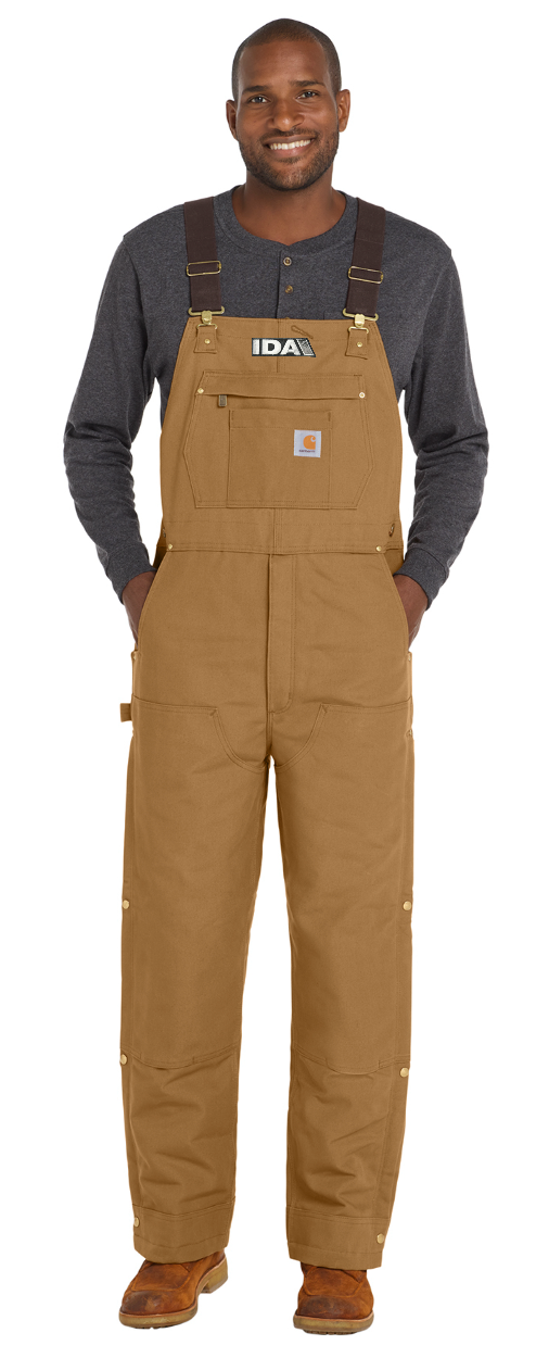 Carhartt® Tall Firm Duck Insulated Bib Overall CTT106672