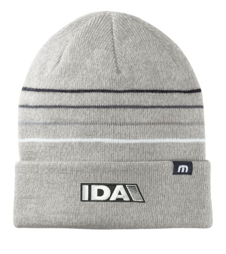 TravisMathew Striped Cuffed Beanie