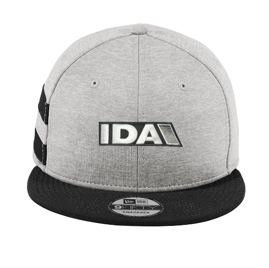 New Era ® Shadow Heather Striped Flat Bill Snapback Cap NE408